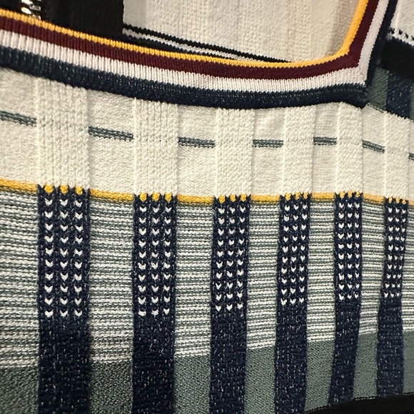 Milly Multicolor Bodycon Striped Dress size 4 - Picture 6 of 9